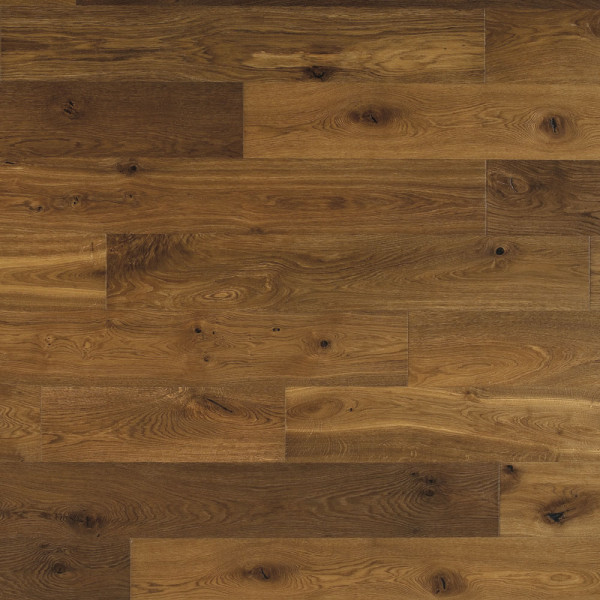 14mm Hand Knotted Smoked Oak Engineered Flooring