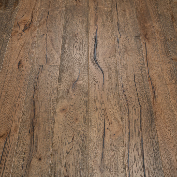 Campania Oak Brushed & Distressed Auburn Brown