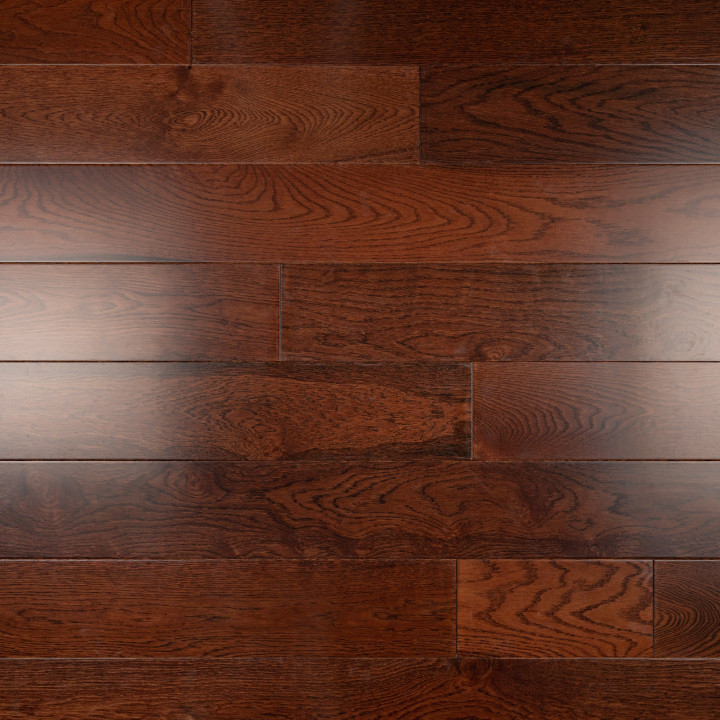 Developer Oak 150 Walnut stained lacquered