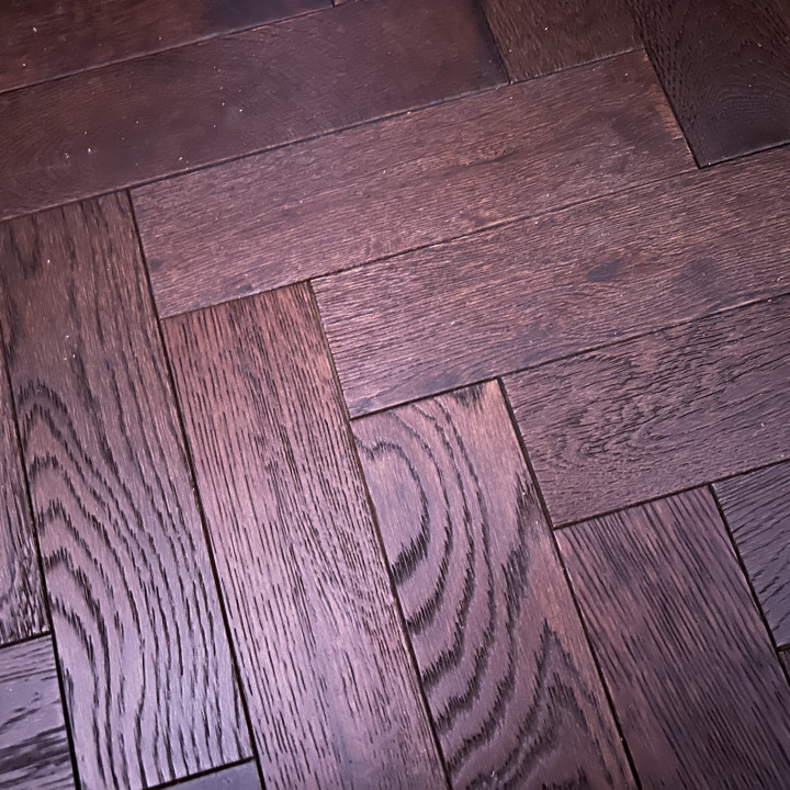 Developer Oak Herringbone Walnut Stain