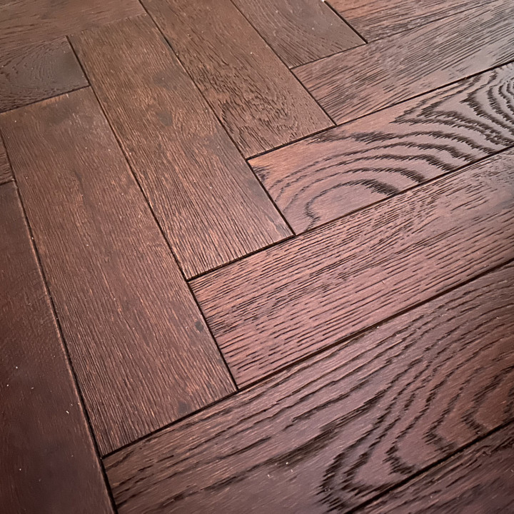 Developer Oak Herringbone Walnut Stain