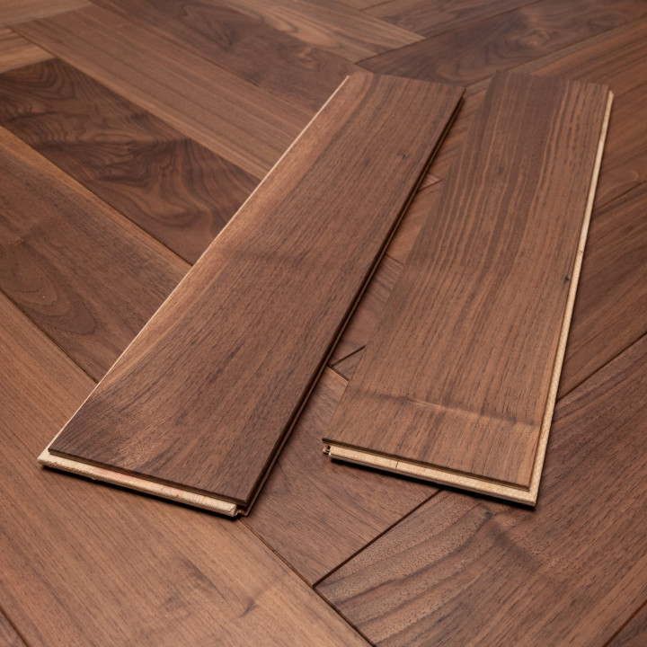 Developer Walnut  UV Oiled Herringbone