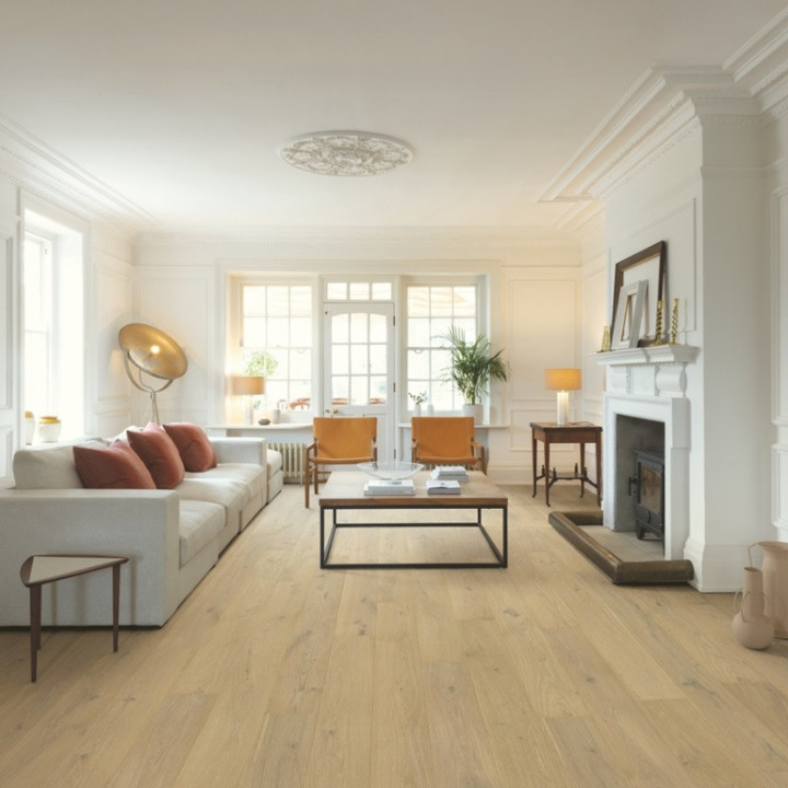 Quickstep Cascada Wood Flooring CASC6030 Pearl white oak extra matt