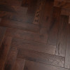 Developer Grande Herringbone Walnut Stain brushed matt lacquered