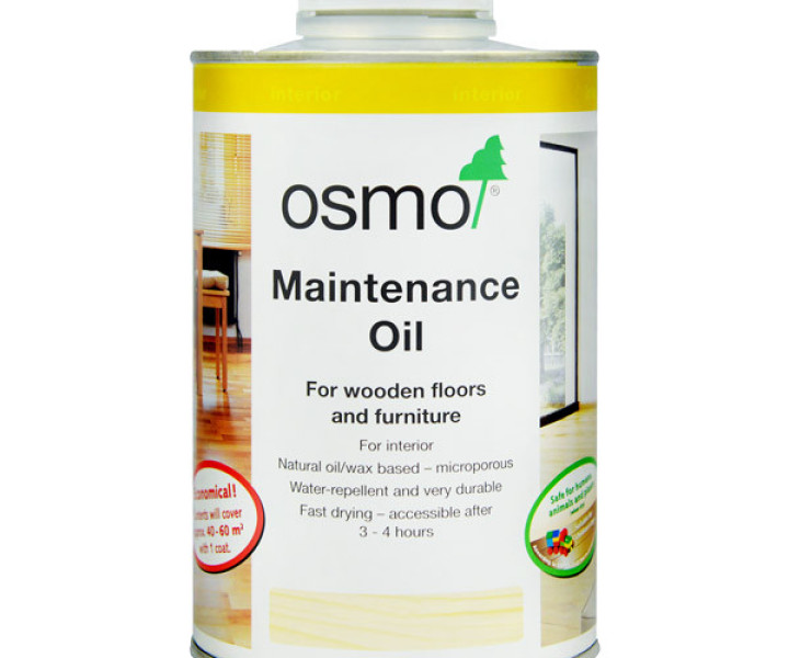 Osmo Maintenance Oil Satin White Transparent 1L