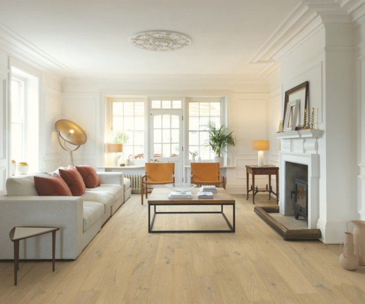 Quickstep Cascada Wood Flooring CASC6030 Pearl white oak extra matt